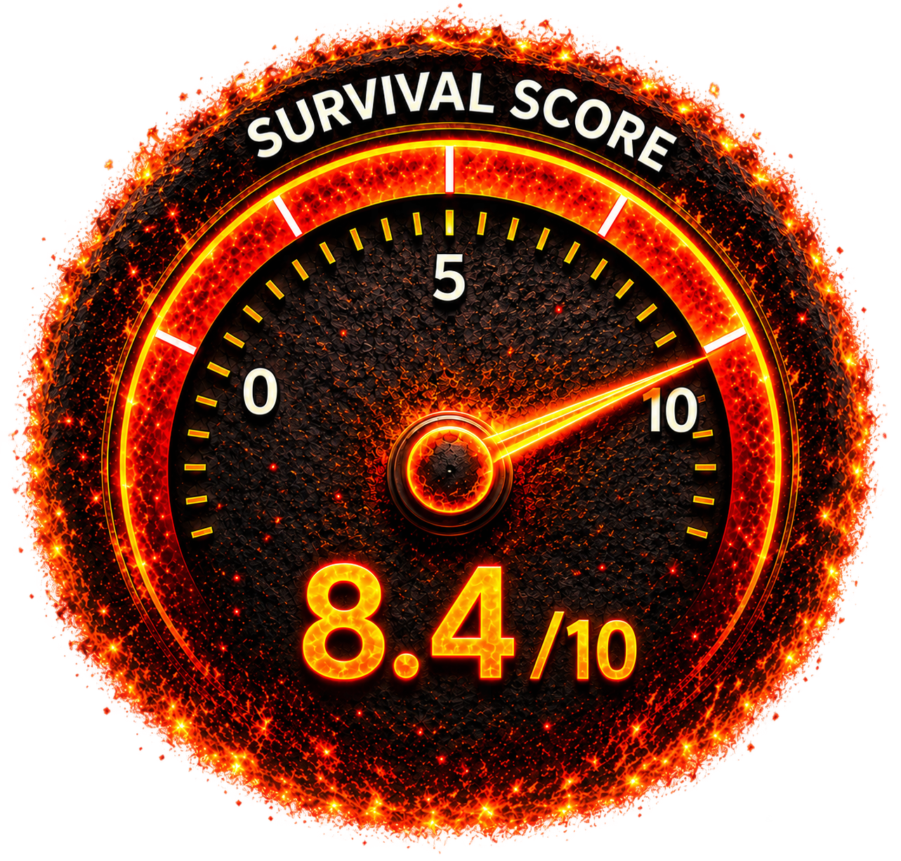Survival Score gauge